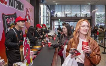 삼양식품, 명동 사옥 팝업에 5일간 8000명 몰려