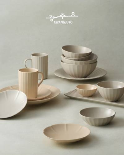 광주요, ‘미각 색’ 신규 컬러 출시…연모래·연다홍 선보여