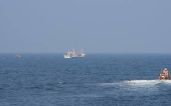 독도 인근 해상서 선원 추락…韓·日 합동 수색