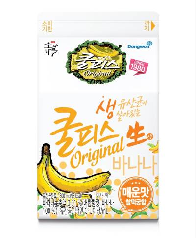 ‘K-매운맛’과 꿀조합…동원F&B, 15년 만에 ‘쿨피스 바나나맛’ 출시