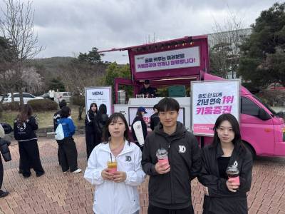 “중간고사 응원해요” 키움증권, 대학교 캠퍼스에 커피차 쏜다