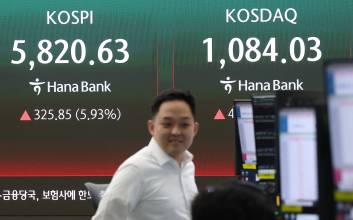 휴전에 증시 '축포'…코스피·코스닥 '매수 사이드카' 발동