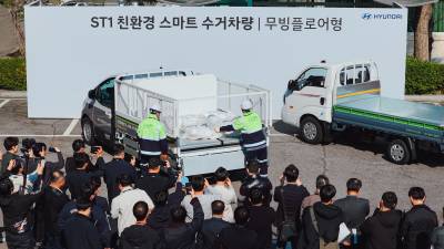 현대차 ST1, 성북구 달린다…친환경 폐기물 수거 실증 돌입