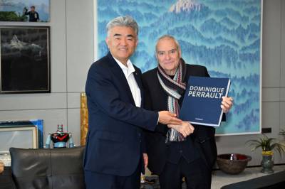 정원주 대우건설 회장, ‘세계적 건축가’ 도미니크 페로와 협력 모색