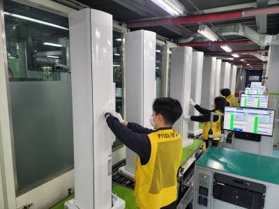 삼성전자, 에어컨 생산라인 ‘풀가동’…무더위 수요 선점