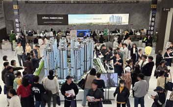 ‘옥정중앙역 디에트르’ 견본주택 4일간 2만5천명 방문…주말 이틀만 1만5천명 몰려