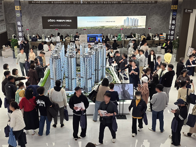 ‘옥정중앙역 디에트르’ 견본주택 4일간 2만5천명 방문…주말 이틀만 1만5천명 몰려