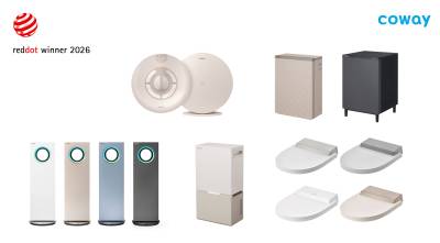 코웨이, ‘레드닷 디자인 어워드’ 8관왕…20년 연속 수상