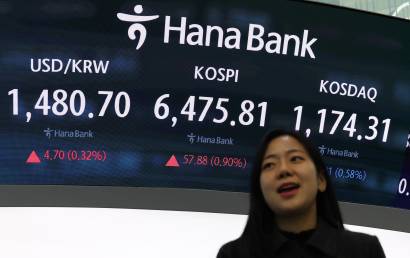 "전쟁 악재 소화했다" 코스피, 개인 투심으로 6470선 첫 마감