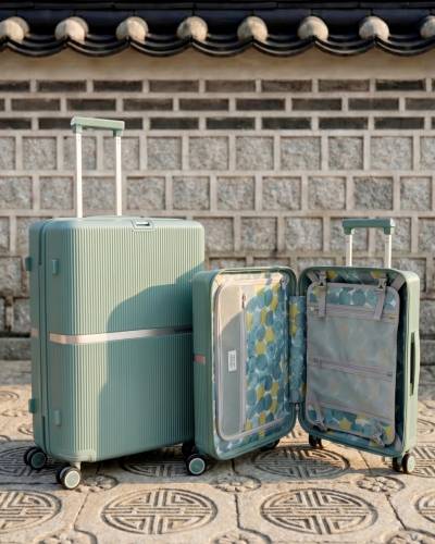 쌤소나이트, ‘민터 서울’ 컬렉션, 고려청자 색감·민화로 한국적 미감 입혔다