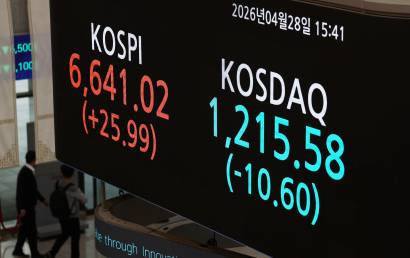 코스피 '최고가 행진' 안 멈춘다…'6700' 찍고 6641.02에 마감