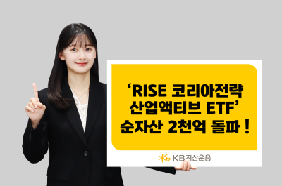 KB자산운용 ‘RISE 코리아전략산업액티브’ 순자산 2000억 돌파