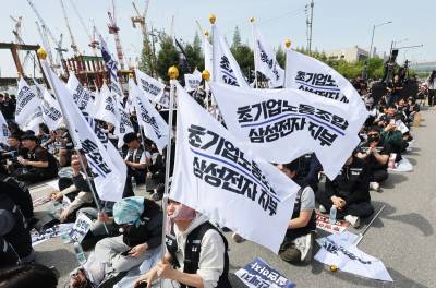 "피해액 수십조 감도 안 와" 삼전 파업, 내부도 '시끌'…오늘 사후조정 돌입
