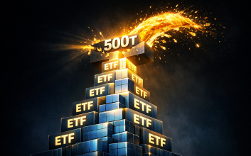 '이젠 ETF 시대' 첫 500조원 돌파…거래대금도 28조원 수준