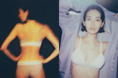 나나, 속옷만 입은 채 뒤돌아…숨 막히는 실루엣
