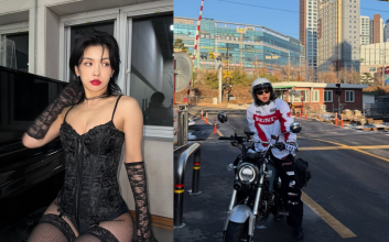 아이키, 망사 코르셋 '관능 치명'…"뜨겁거나 차갑거나"